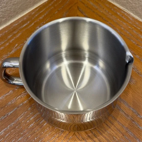 Silampos Classic Stainless Steel 14 Cm Milk Warmer Jug Pot W/Handle Portugal - Picture 7 of 9